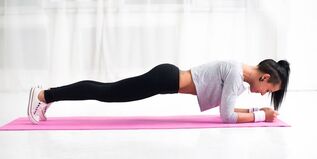 Plank esercizio per dimagrire lo stomaco
